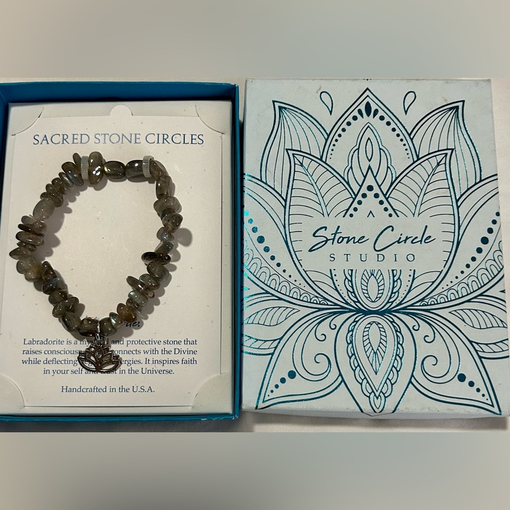 Stone Circle Studio Labradorite Bracelet, NWOT.